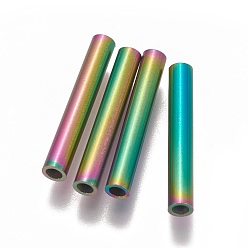 Rainbow Color Ионное покрытие (ip) 304 шарики из нержавеющей стали, Радуга цветов, 20x3 мм, отверстие : 1.8 мм