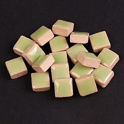 Темный Хаки Мозаичная плитка из фарфора квадратной формы, для поделок из мозаики своими руками, рамки для картин и многое другое, Темный хаки, 10x10 мм, о 205 шт / комплект