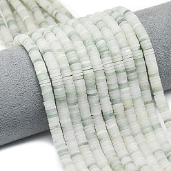 Другие Кварцы Природного кварца нитей бисера, матовые, дисковые бусы, Heishi бусы, 6~6.5x1~1.5 мм, отверстие : 0.9 мм, о 242~244 шт., 15.16~15.35 дюйм (38.5~39 см)