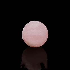 Розовый Кварц Натуральный розы украшения кварц дисплей, украшение домашнего офиса, круглые, 40 мм