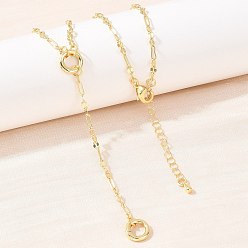 Настоящее золото 18K Латунные цепочки и лариаты, с пружинными кольцами ворот, долговечный, стойки покрытие, без свинца и без кадмия, реальный 18 k позолоченный, 16.77 дюйм (42.6 см)