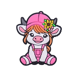 Ярко-Розовый Силиконовые фокусные шарики, крупный рогатый скот, ярко-розовый, 30x25 мм