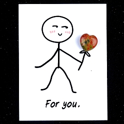 Унакит Украшения в виде сердца из натурального унакита, с бумажными карточками, фигурка для украшения дома, энергетический камень рейки для исцеления, 15 мм