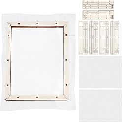 Папайя Оранжевый Рамка для изготовления бумаги из липы, с марлей, прямоугольные, papayawhip, 250x190 мм