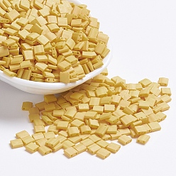 (TL2311) Matte Opaque Canary Миюки тила бусины, японский бисер, 2-луночное, (тл 2311) матовая непрозрачная канарейка, 5x5x1.9 мм, Отверстие: 0.8 мм, о 118 шт / бутылка, 10 г / бутылка