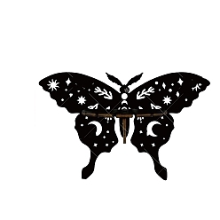 Бабочка Деревянная настенная небольшая хрустальная витрина, ведьма висит держатель кристалла, подвесной подвесной маятник для биолокации из кристалла, бабочка, 189x300 мм