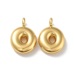 Letter O Латунные подвески, без кадмия, без никеля и без свинца, реальный 18 k позолоченный, Письмо O, 19x13x4.7 мм, отверстие : 3.2 мм