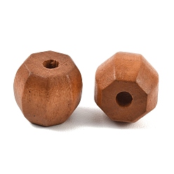Barrel Древесина европейского бисера, бусины с большим отверстием, баррель, 19x21x20 мм, отверстие : 5 мм