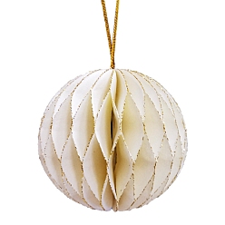 Белый 3d мяч бумажный фонарь, для украшения вечеринки в саду, белые, 55 мм