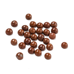 Красный Камень Природного красной яшмы кабошон, полукруглый, 3x1.5 мм