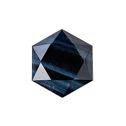 Синий Тигровый Глаз Натуральный синий тигровый глаз (окрашенный и нагретый) лечебная звезда Давида орнамент, Украшения из камня с энергией Рейки, 30 мм