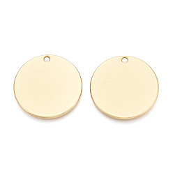 Матовый Золотой Цвет Подвески из сплава , плоско-круглые, без кадмия и без свинца, матовый золотой цвет, 38x2 мм, отверстие : 2.8 мм