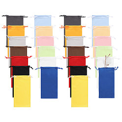 (52) Непрозрачная лаванда 26шт 13 цвета прямоугольные футляры для очков из микрофибры, солнцезащитные очки протектор, разноцветные, 180x92x1~4 мм, 2 шт / цвет