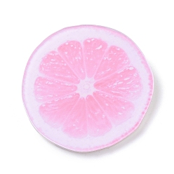 Pink Fridge Magnets Acrylic Decorations, Fruits, Pink, 37.7x4mm