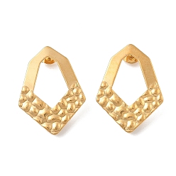 Teardrop 304 Результаты серьги из нержавеющей стали, слеза, 29x21.5 мм