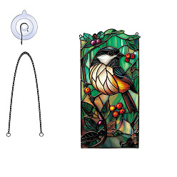 Зеленый Акриловый кулон украшение, с железной цепью и крюком, зелёные, 203x144 мм