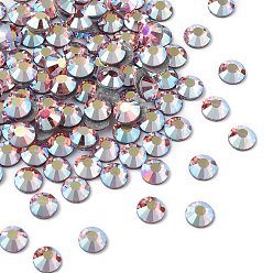 70020 200 Light Rose AB Камни preciosa® crystal hotfix с плоской основой, чешский хрусталь, круглый(438 11 612 шатон роза вива 12 ®), 70020 200 светло-розовый ab, ss 8 (2.3~2.5 мм)