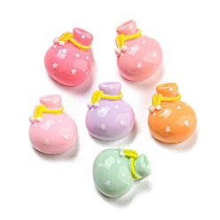 (52) Непрозрачная лаванда Непрозрачные кабошоны из смолы, лотерейный мешок, разноцветные, 12.5x11x7 мм