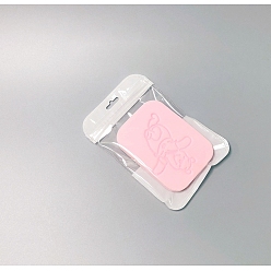 Белый Прямоугольник пластиковые почтовый замок сумки, многоразовые упаковочные пакеты, мешок с самоуплотнением, белые, 15x10 см, 50 шт / пакет