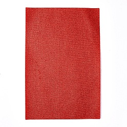 Красный Листы ткани из искусственной кожи на день независимости, с блестками, для изготовления кожаных серег и поделок своими руками, красные, 30x20x0.1 см