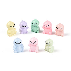 (52) Непрозрачная лаванда Украшения для выставки моноклониусов из смолы, аксессуары для кукольного домика с микро-ландшафтом, притворяясь опорными украшениями, разноцветные, 15~16x11~15x18~20 мм