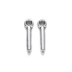 Letter I Сплавочные подвески тибетского стиля, без кадмия и без свинца, Буква "i", я: 16x4.5x2 мм, отверстие : 2 мм, Около 2860 шт / 1000 г