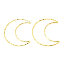 Золотой Связывающий железо кольца, Диетические аксессуары, луна, золотые, 100x89x2.7 мм, внутренний диаметр: 95x85 мм