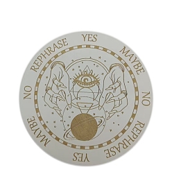 Palm Деревянная маятниковая доска, биолокация гадальная доска, для колдовства принадлежности для викканского алтаря, ладонь, 150x3 мм