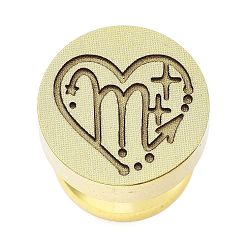 Скорпион Созвездие золотистый тон восковая печать латунные штамповые головки, для приглашений, конверты, подарочная упаковка, Скорпион, 15x14 мм, внутренний диаметр: 7 мм