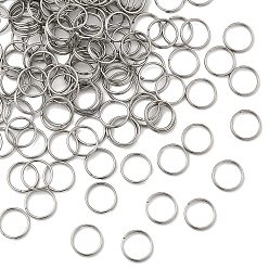 Нержавеющая Сталь Цвет 304 из нержавеющей стали разрезные кольца, цвет нержавеющей стали, 10x1.5 мм, внутренний диаметр: 8.5 мм, о 1000 шт / комплект