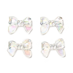 Прозрачный АВ Прозрачные акриловые бусины, AB цвет, бантом, ясно AB, 24.5x33x6.5 мм, отверстие : 1.8 мм, Около 213 шт / 500 г