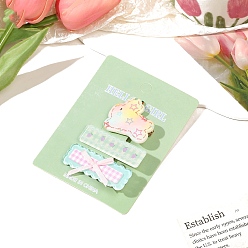 Нектар 3шт. заколки для волос из кожи аллигатора, аксессуары для волос для женщин и девочек, нектар, Размер упаковки: 120x90 mm