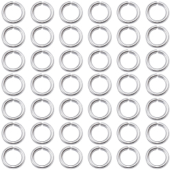 Нержавеющая Сталь Цвет 304 3000шт. открытые соединительные кольца из нержавеющей стали, цвет нержавеющей стали, 21 датчик, 4x0.7 мм, внутренний диаметр: 2.6 мм