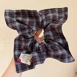 Кокосово-Коричневый Резинки для волос с узором «решетка», аксессуары для волос для женщин и девочек, кокосового коричневый, 200x200 мм