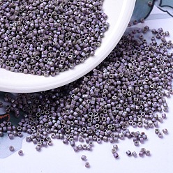 (DB1065) Matte Metallic Wisteria Gold Iris MIYUKI Delica Beads, Cylinder, Japanese Seed Beads, 11/0, (DB1065) Matte Metallic Wisteria Gold Iris, 1.3x1.6mm, Hole: 0.8mm, about 2000pcs/bottle, 10g/bottle