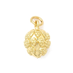 Other Fruits Латунные подвески, долговечный, без свинца и без кадмия, стойки покрытие, с целью перехода в кольце, фрукты, 14.5x9.5 мм, отверстие : 3 мм