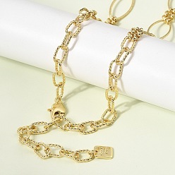 Настоящее золото 18K Ожерелья-цепочки из латуни с конским глазом, стойки покрытие, долговечный, без кадмия и без свинца, реальный 18 k позолоченный, 23.82 дюйм (60.5 см)