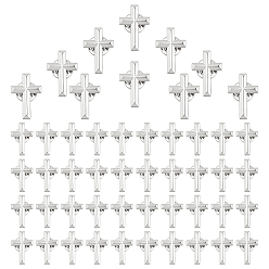 Платина 50 шт. булавки для лацканов из сплава «религия», платина, 25x16 мм