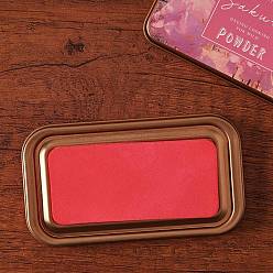 Малиновый Пластиковые штампы с чернилами для пальцев, для ребенка поделки из бумаги художественное ремесло, скрапбукинга, прямоугольные, малиновый, 103x58x18 мм