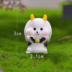 Ghost Хэллоуин скульптура из смолы украшения дисплея, для домашнего офисного стола, призрак, 30x21 мм