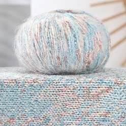 Светло-Голубой Пряжа из шерстяного волокна, для свитера, шапки, носков, детских одеял, Небесно-голубой, 3 мм