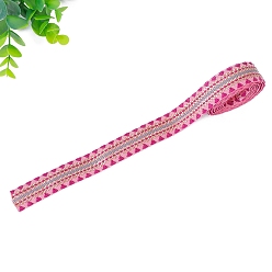 Rose Chaud Ruban polyester, ornement de vêtements, rose chaud, 3/4 pouces (20 mm)
