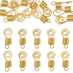 Teardrop 10шт. сплав дреды бусины, плетение подвески для волос украшения зажимы, слеза, 31x13x10 мм, отверстие : 4.5 мм, внутренний диаметр: 7.5 мм