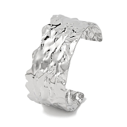 Нержавеющая Сталь Цвет 304 браслеты из нержавеющей стали для женщин, цвет нержавеющей стали, внутренний диаметр: 2-1/2x2-1/8 дюйм (6.3x5.5 см)