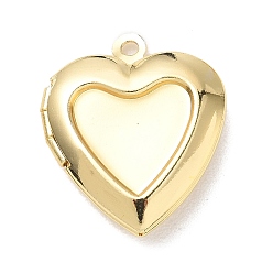 Настоящее золото 18K Настройки кабошон Медальон кулон латунь, Фоторамки с подвесками в виде сердечек для ожерелий, стойки покрытие, долговечный, без кадмия и без свинца, реальный 18 k позолоченный, 22.5x19.5x5 мм, отверстие : 6 мм, лоток : 12x10.5 мм