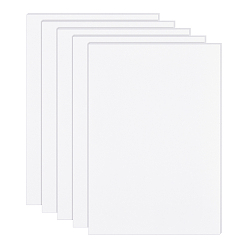 Белый Наборы пены бумаги листа губки eva, с клейкой спинкой, анти занос, прямоугольные, белые, 30x21x0.15 см
