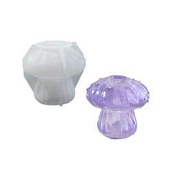 Белый Пищевые силиконовые формы для ваз своими руками, формы для литья смолы, гриб, белые, 90x83 мм