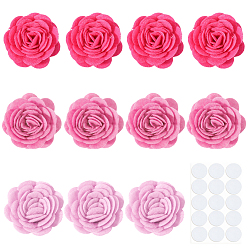 Pink 1Набор самоклеящихся нетканых розовых тканей, детские декоративные аксессуары, сделанные своими руками, с прилипшей, розовые, 28x10 мм