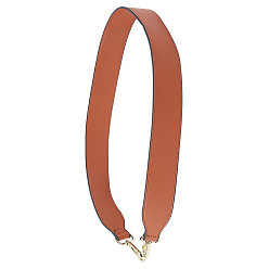 Шоколадный Двусторонние широкие ручки для сумок из воловьей кожи, с поворотными застежками из цинкового сплава, для изготовления кошелька, цвет шоколада, 90x4x0.3 см