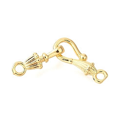 Настоящее золото 18K Латуни крюка и S-крючок застежки, без кадмия, без никеля и без свинца, зонтик, реальный 18 k позолоченный, 24.5 мм